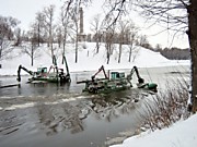 Расширение и спрямление русла водоемов