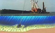 Увеличение площади водоема, углубление для создания причала